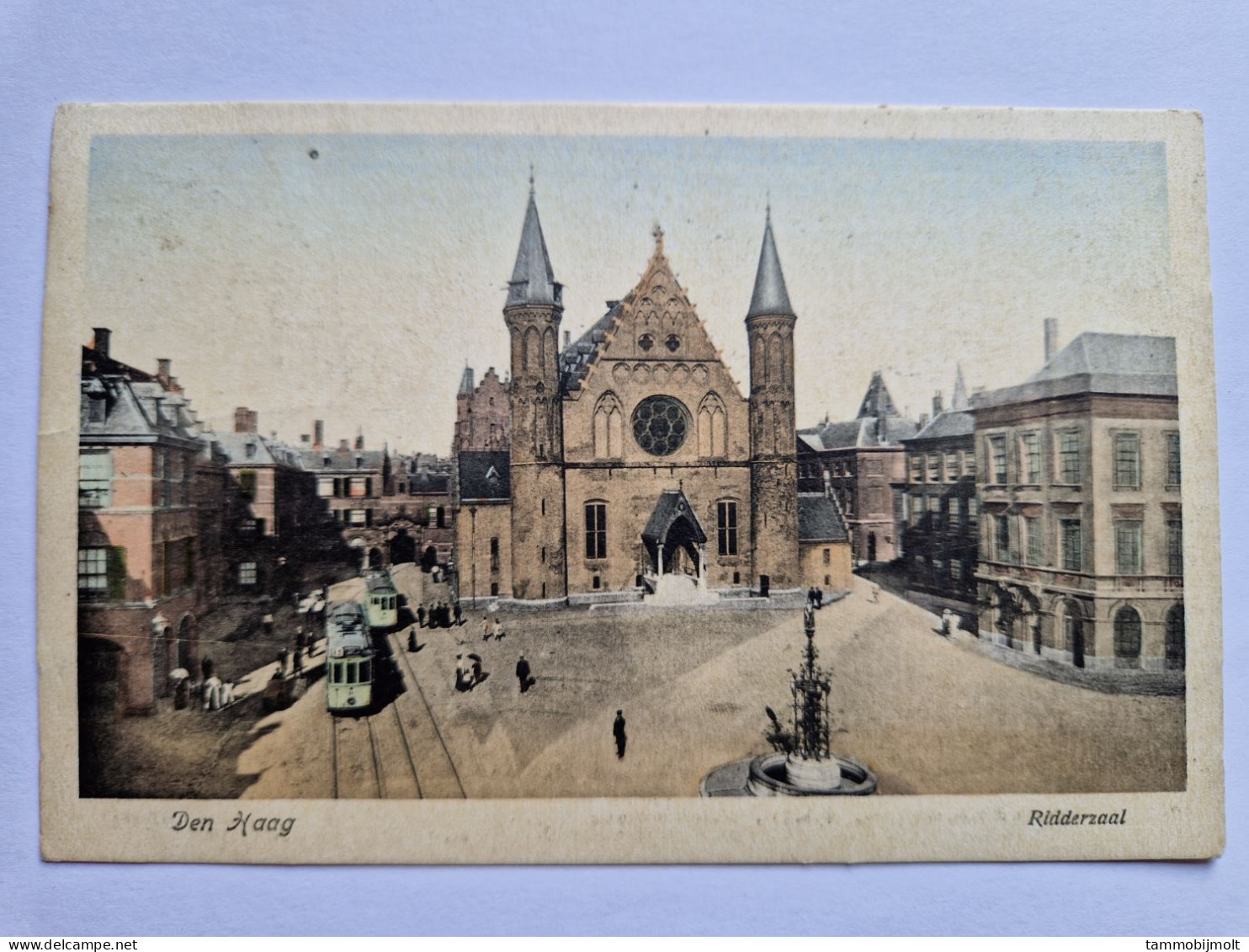 Netherlands. Postal Card From Den Haag To Eelderwolde, Groningen. NVPH 51 With Perfin K 1 - Den Haag ('s-Gravenhage)