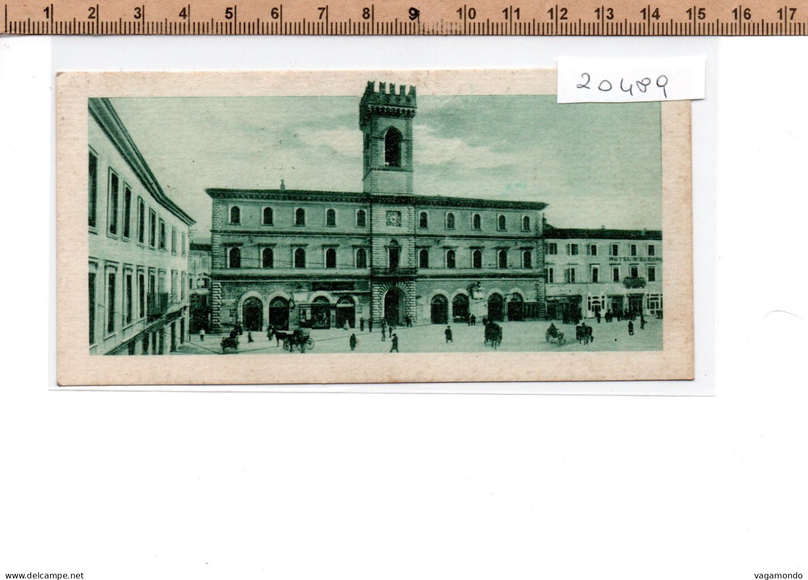 20489 TERNI PALAZZO MUNICIPALE FORMATO PICCOLO ANNI 20 - Terni