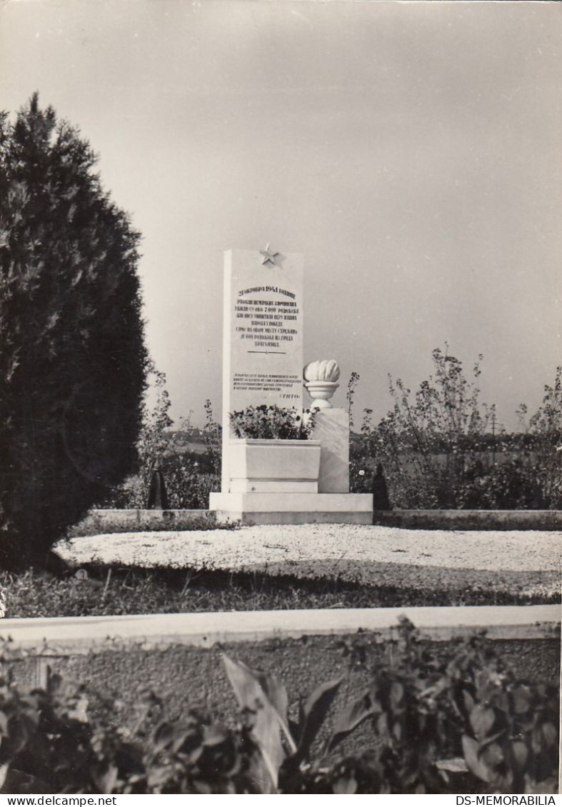 Kragujevac - Spomenik NOB 1967 - Serbia