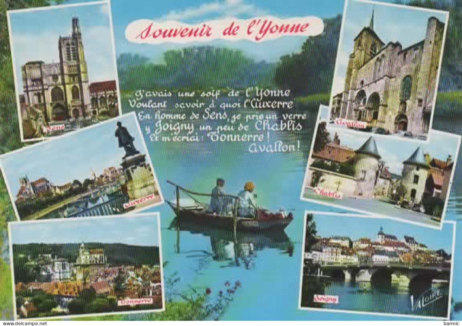 SOUVENIR DE L YONNE, MULTIVUE COULEUR REF 15765 - Souvenir De...