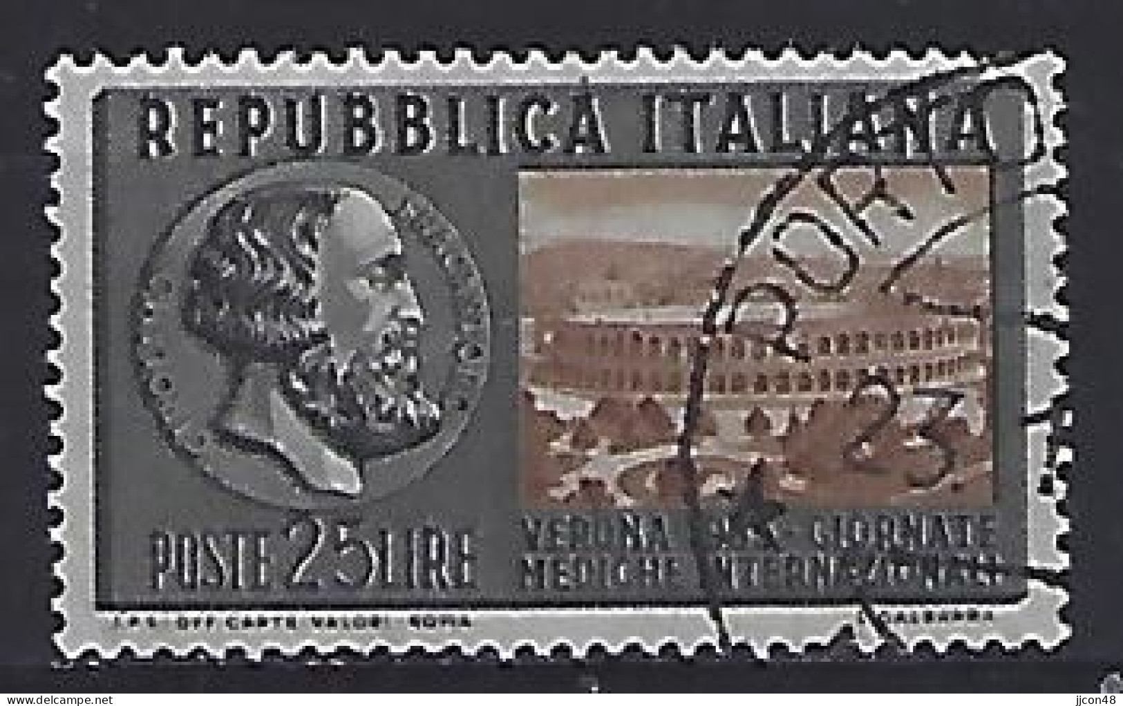 Italy 1955  Medizin-Kongress, Veronai (o) Mi.946 - 1946-60: Used