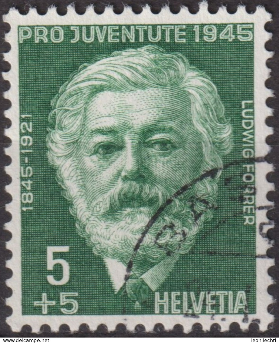 1945 Schweiz Pro Juventute ° Mi:CH 465, Yt:CH 423, Zum:CH J113, Ludwig Forrer - Used Stamps
