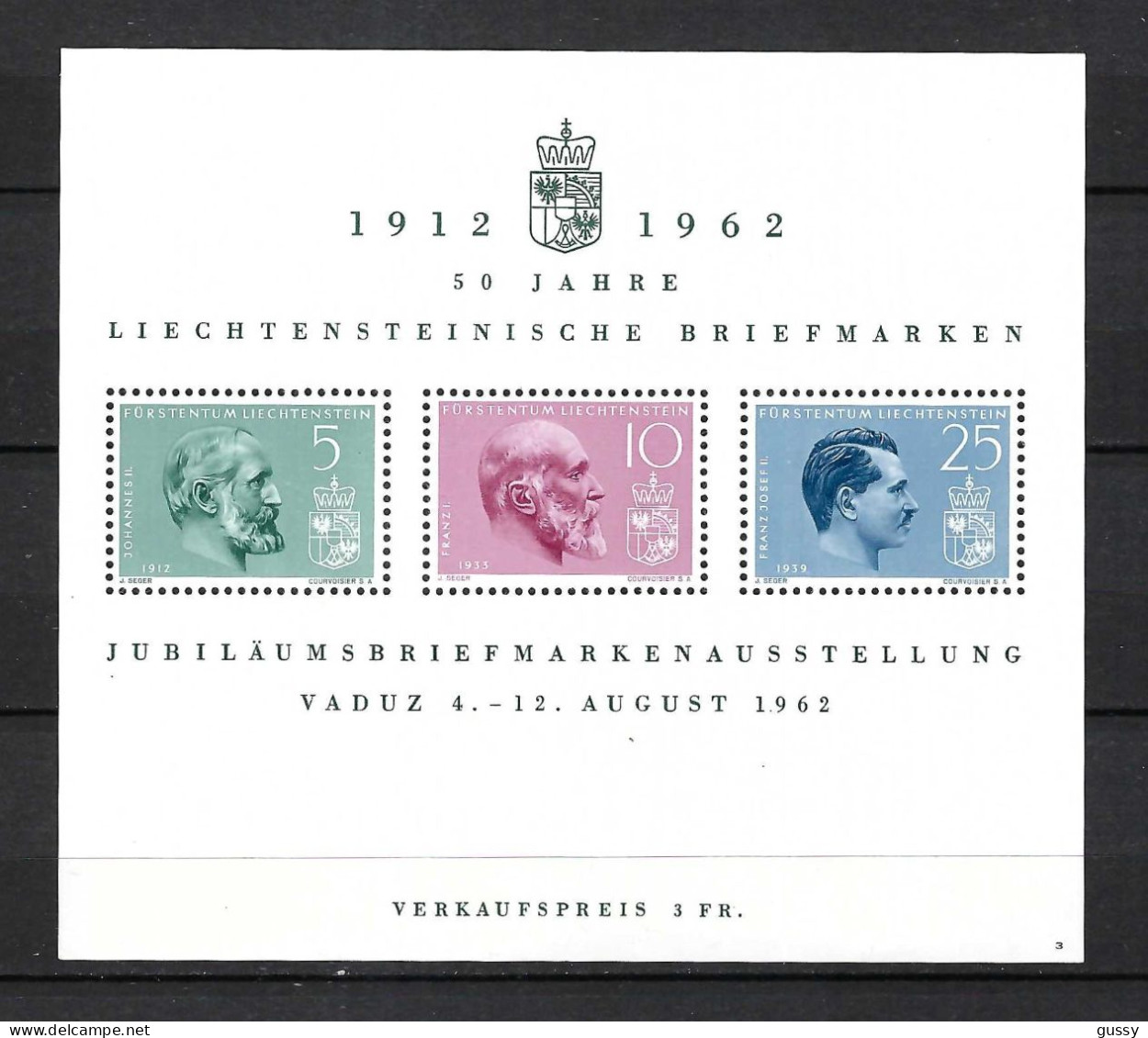 LIECHTENSTEIN Ca. 1962: B&F NEUF* - Blocchi & Fogli