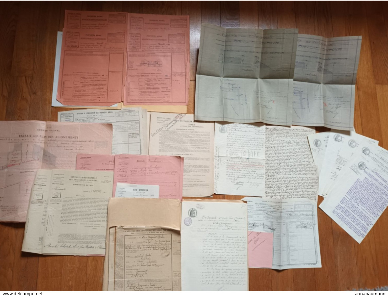 Lot Documents Anciens / Service Vicinal / Cadastre / Liquidation 1893-1920-1930-1940 - 1900 – 1949