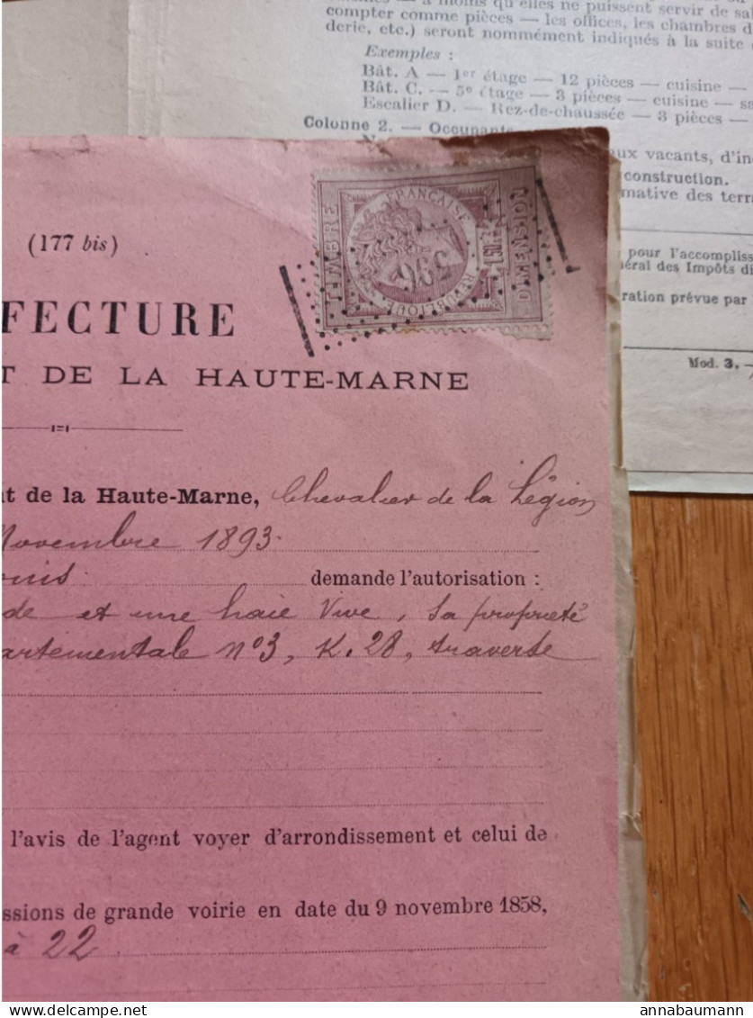 Lot Documents Anciens / Service Vicinal / Cadastre / Liquidation 1893-1920-1930-1940 - 1900 – 1949