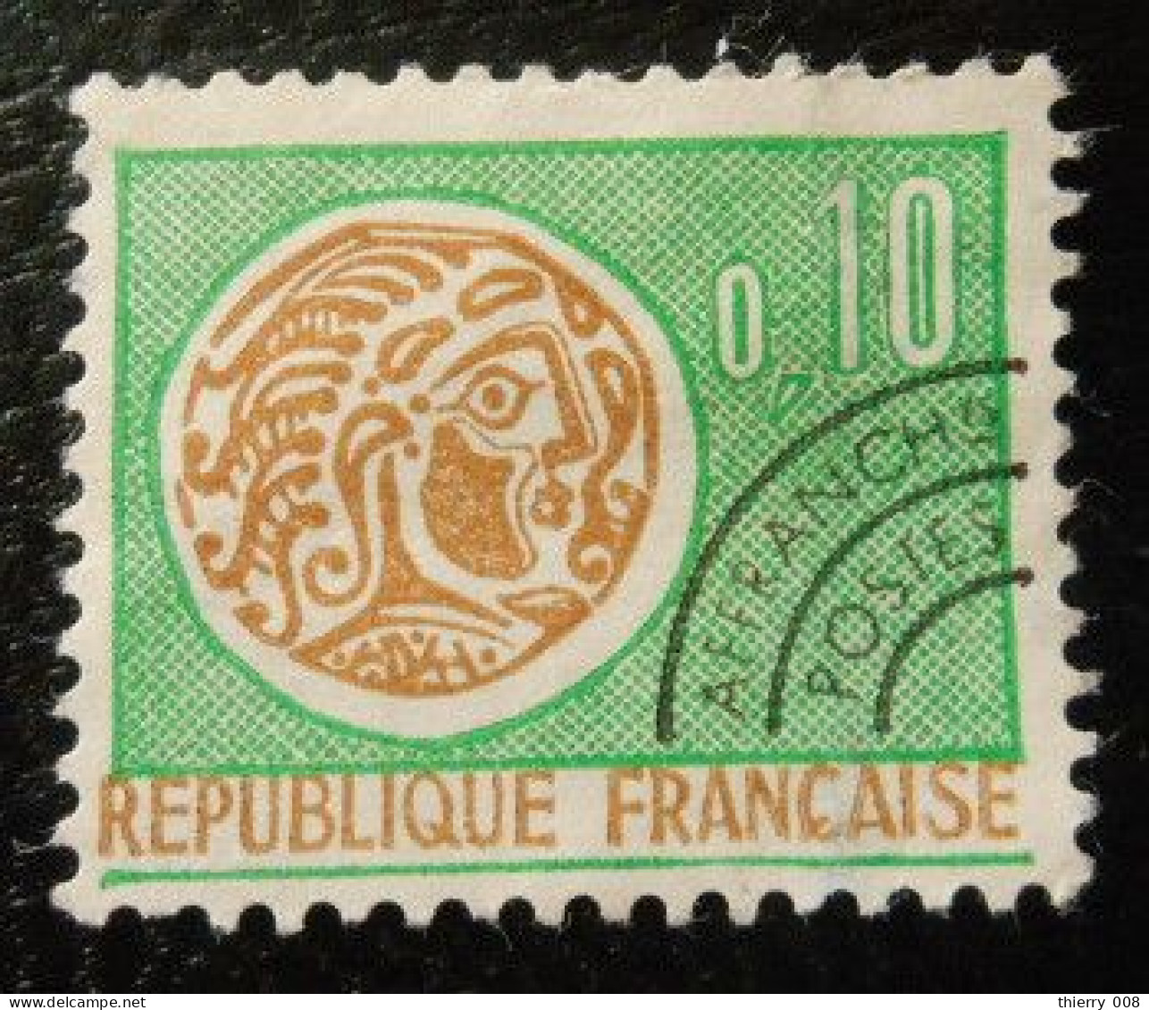 Préo 123  Monnaie Gauloise 10c Vert Et Cépia - 1964-1988