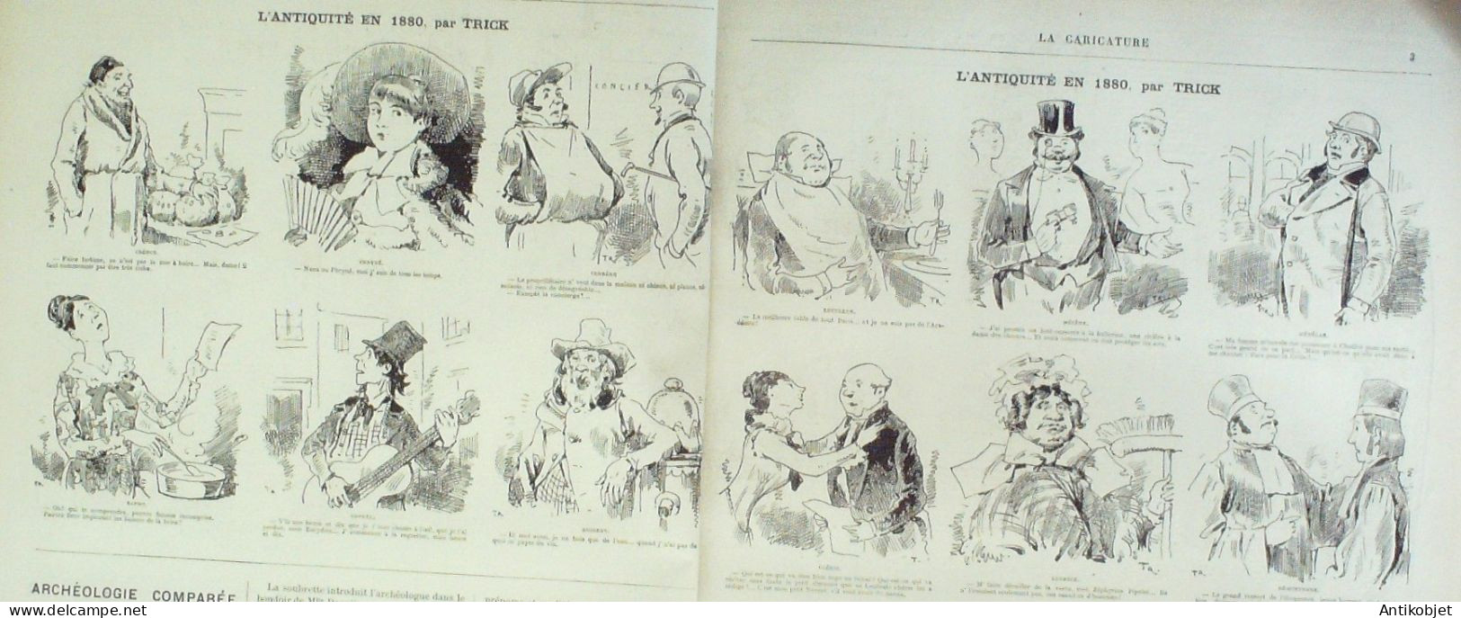 La Caricature 1880 N°  9 Femmes électrices éligibles Draner Robida Trick Négro - Magazines - Before 1900