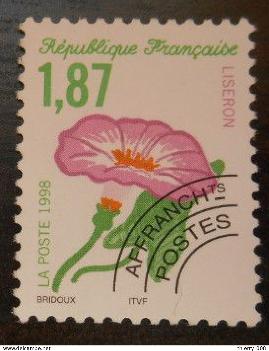 Préo 240 Fleurs Sauvages 1,87f Liseron  Sans Gomme - 1989-2008