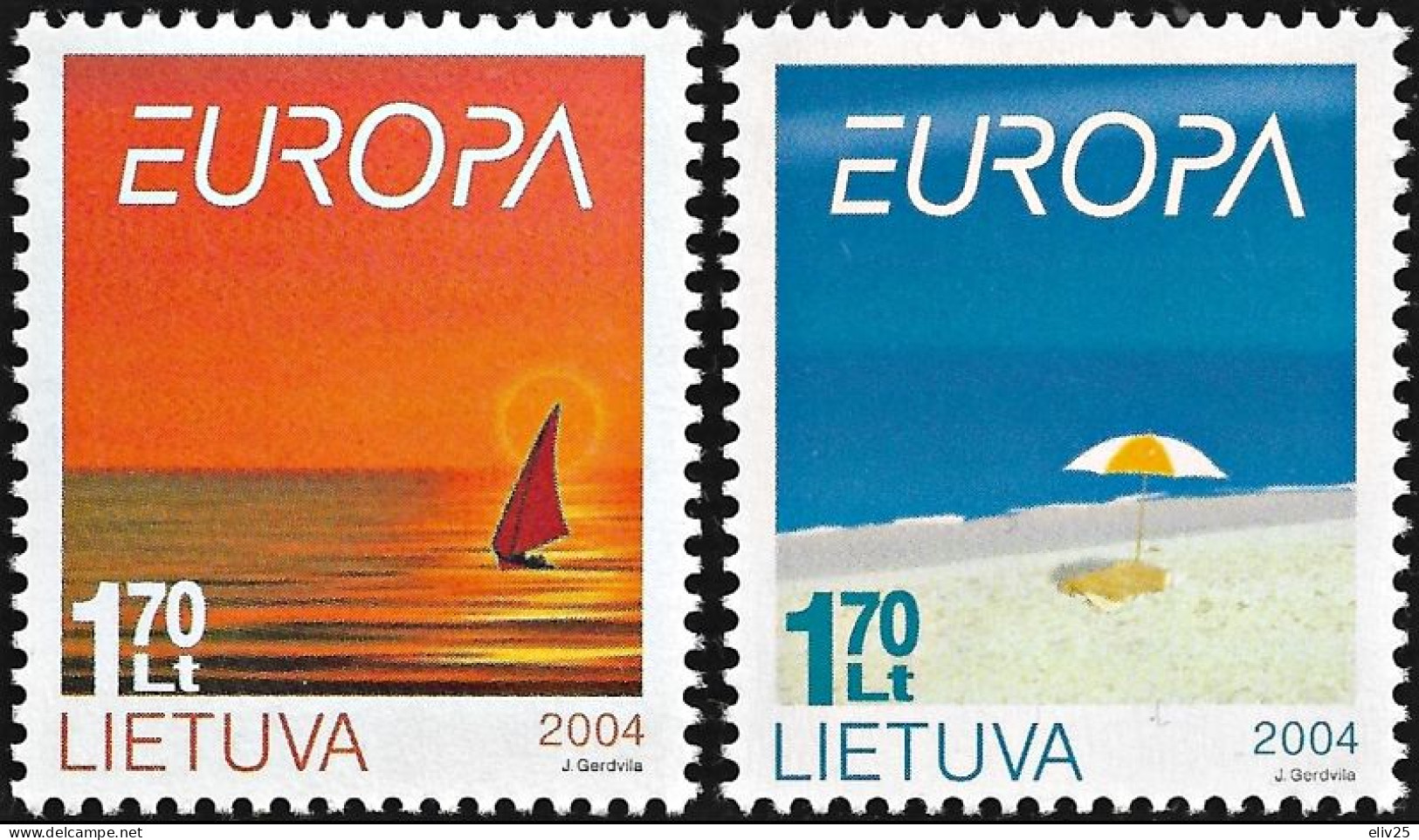 Lithuania 2004, Europa CEPT - 2 V. MNH - 2004