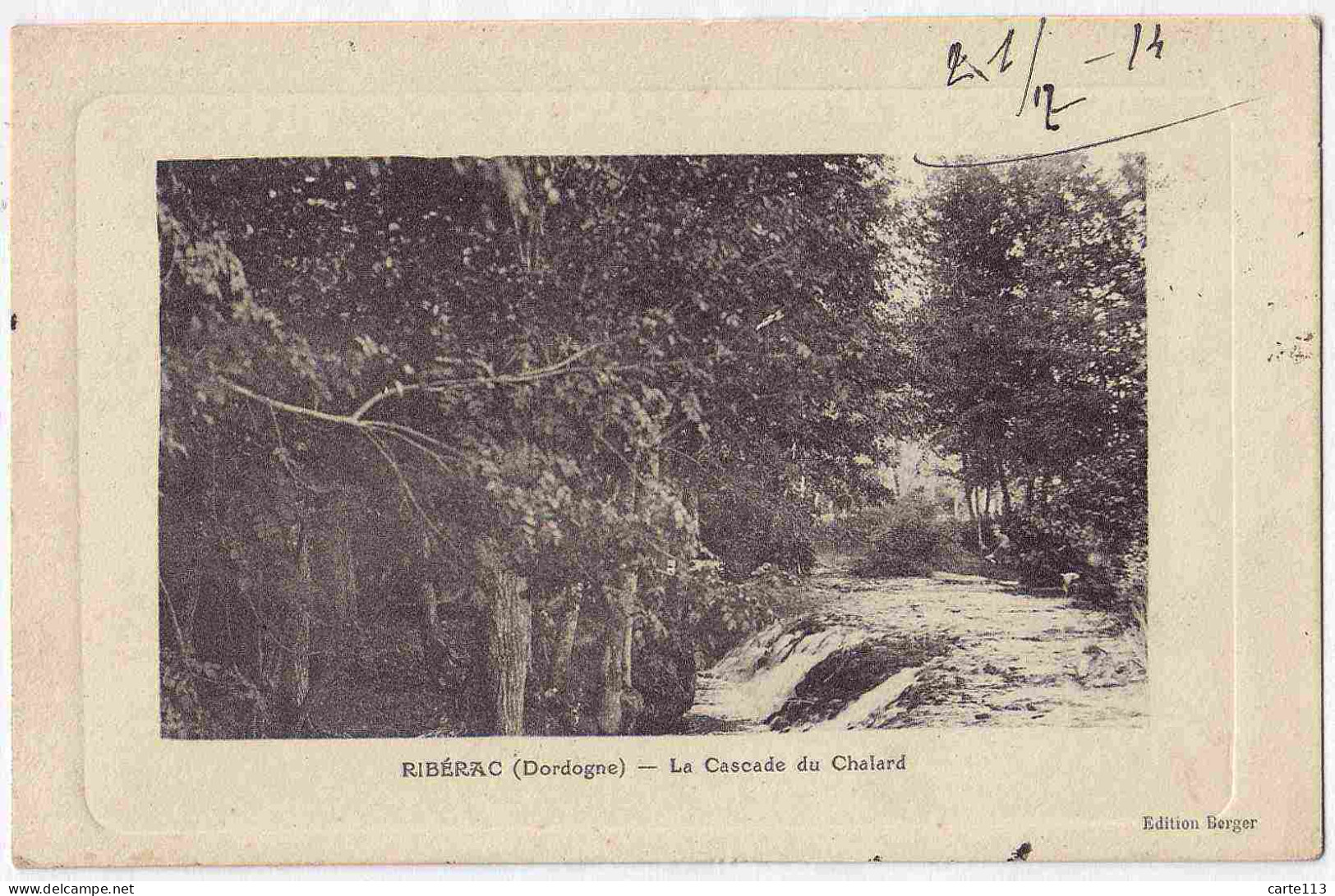 24 - B32582CPA - RIBERAC - La Cascade Du Chalard - Très Bon état - DORDOGNE - Riberac