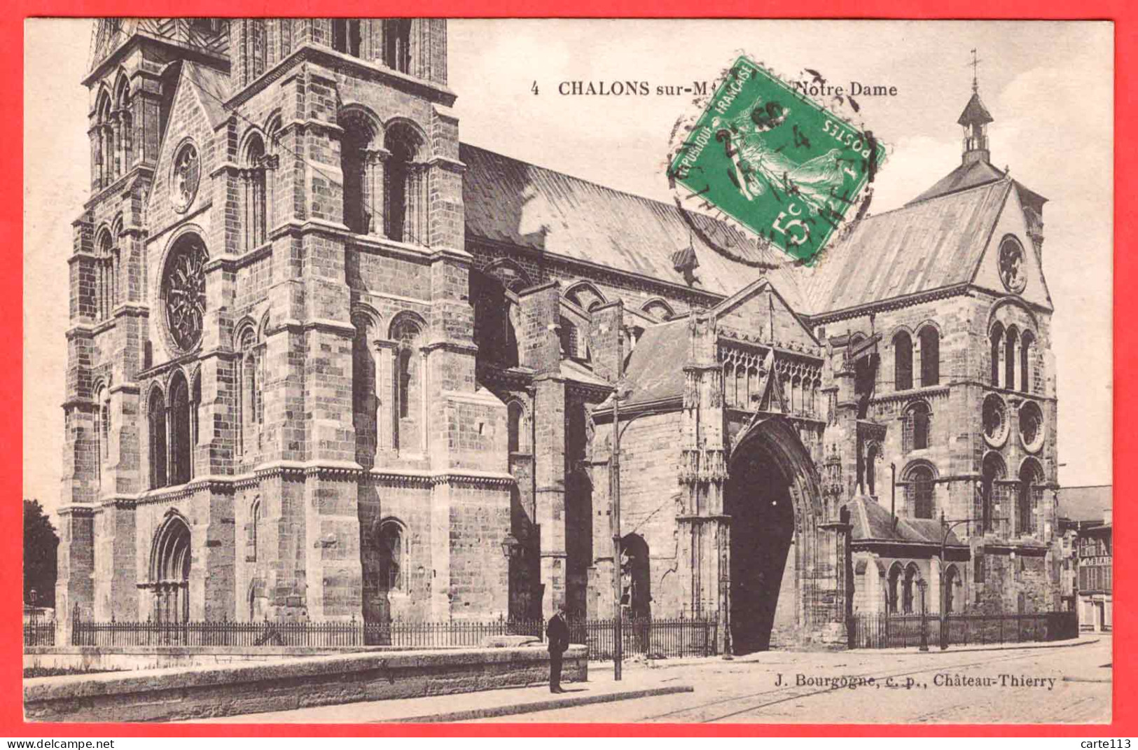 51 - B29860CPA - CHALONS SUR MARNE - Eglise Notre Dame - Très Bon état - MARNE - Châlons-sur-Marne