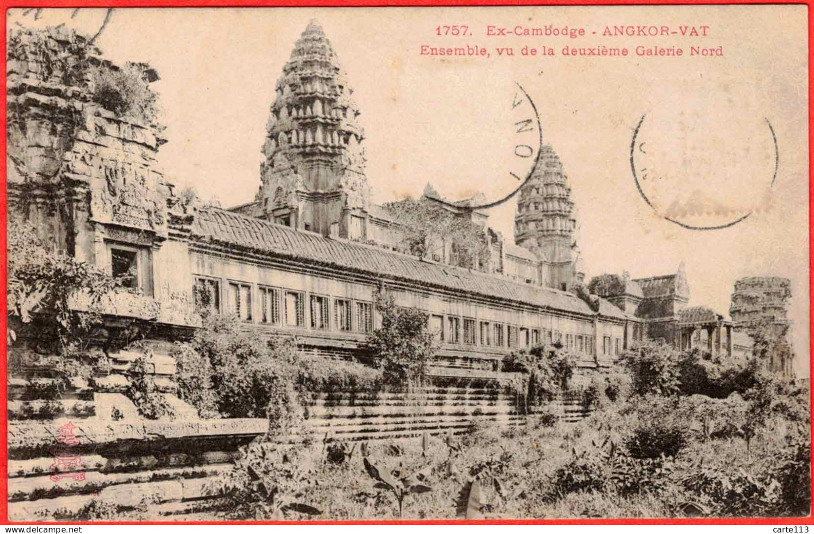 - B29836CPA - ANGKOR-VAT - CAMBODGE - Ensemble Vu De La Deuxième Galerie - Bon état - ASIE - Cambodia