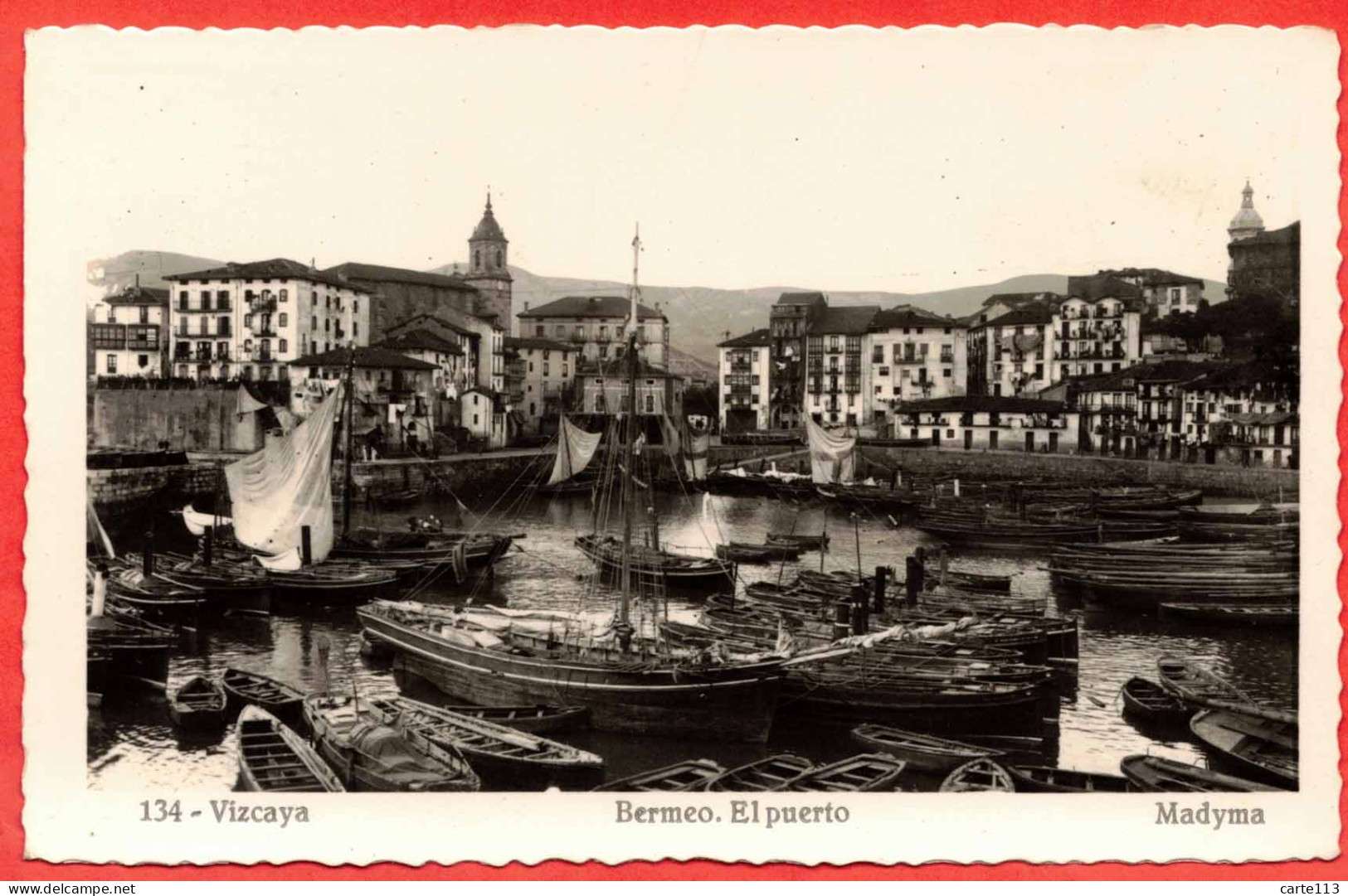 - B29801CPSM - BERMEO - Espagne - El Puerto - Très Bon état - EUROPE - Vizcaya (Bilbao)