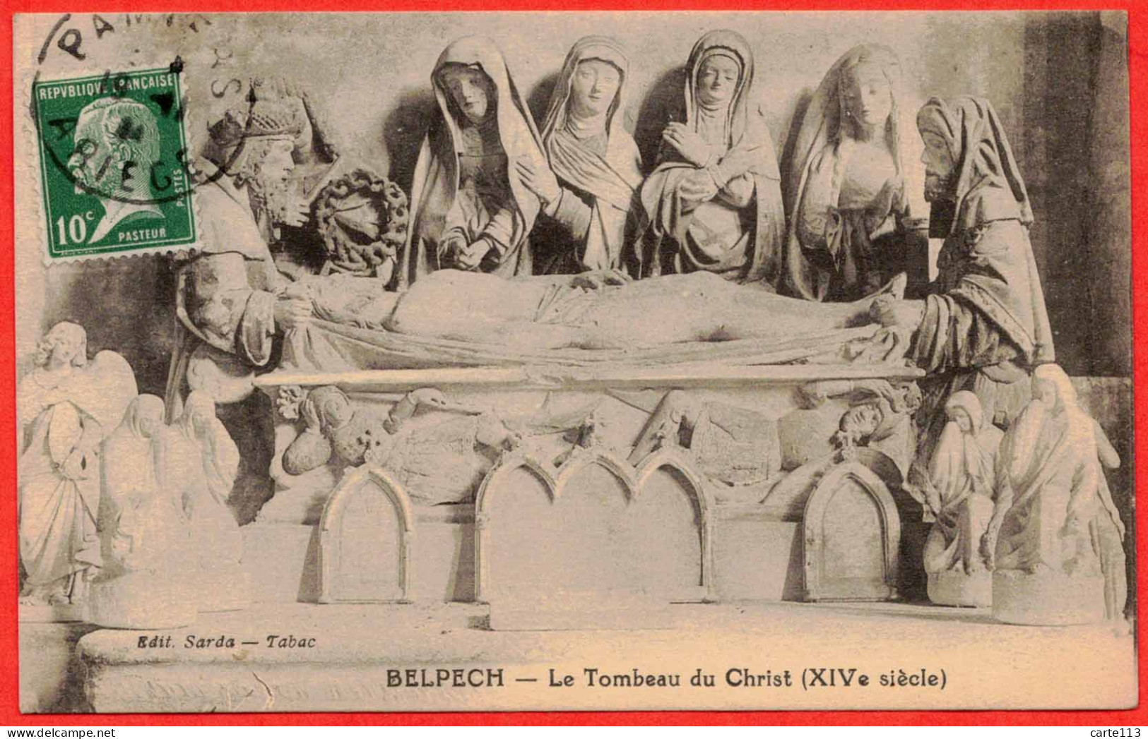 11 - B29552CPA - BELPECH - Le Tombeau Du Christ (14e S) - Très Bon état - AUDE - Autres & Non Classés