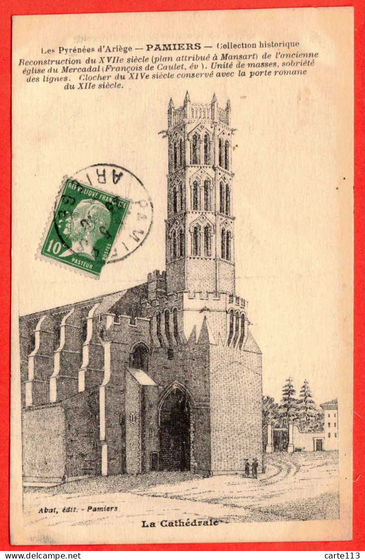 9 - B29546CPA - PAMIERS - Collection Historique - La Cathedrale - Très Bon état - ARIEGE - Pamiers