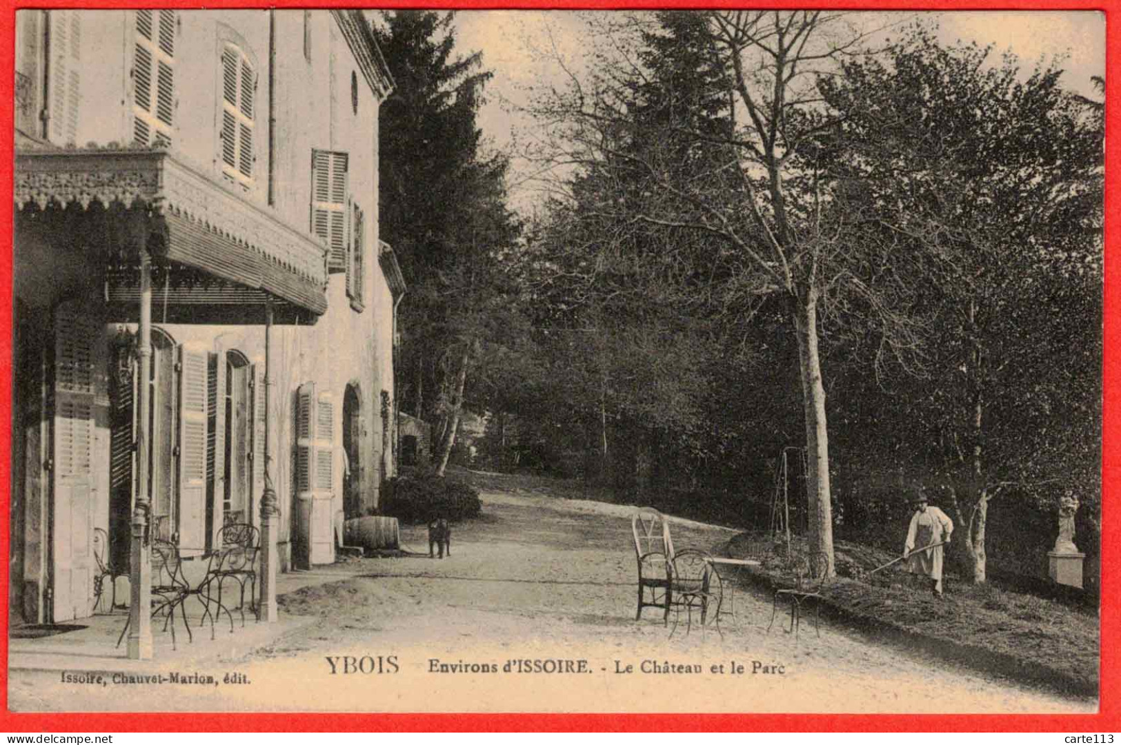 63 - B29394CPA - YBOIS  - ISSOIRE - Le Château Et Le Parc - Très Bon état - PUY-DE-DOME - Issoire