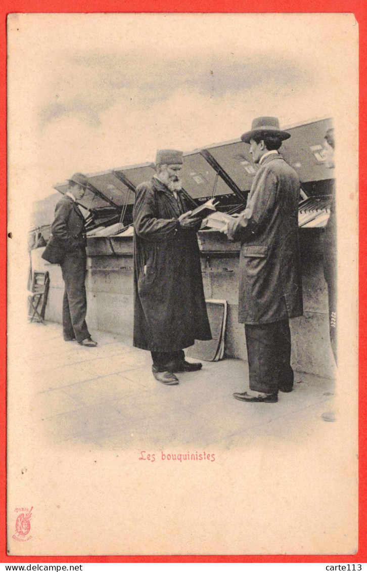 75 - B29347CPA - METIERS - Les Bouquinistes 1900 - Cart Pionnière - Très Bon état - PARIS - Artisanry In Paris