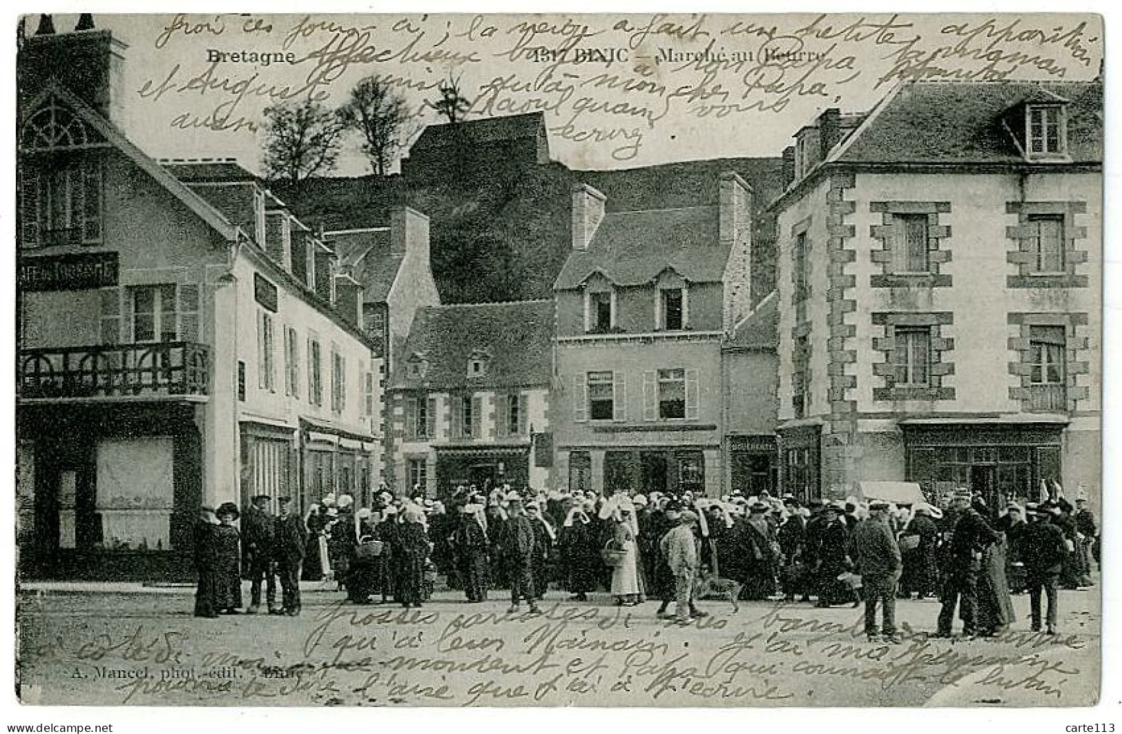 22 - B7041CPA - BINIC - Marché Au Beurre - Bon état - COTES-D'ARMOR - Binic