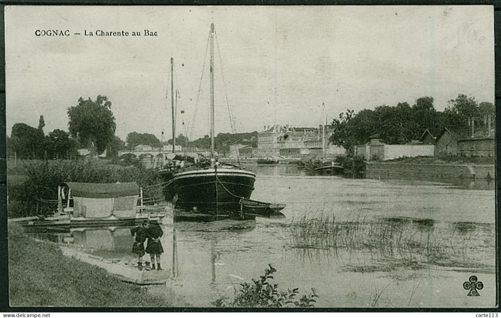 16 - B8835CPA - COGNAC - La Charente Au Bac - Très Bon état - CHARENTE - Cognac