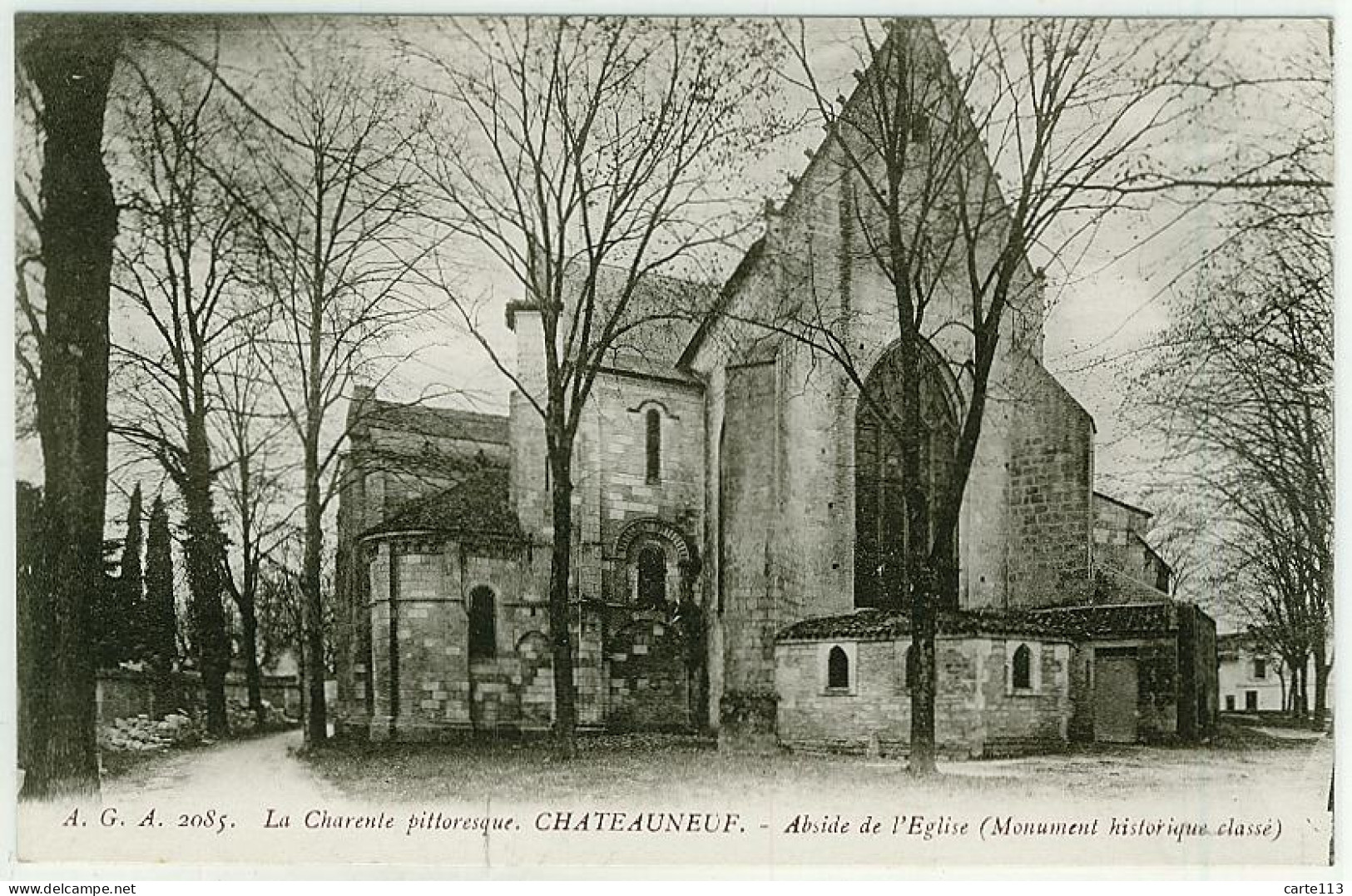 16 - B8851CPA - CHATEAUNEUF SUR CHARENTE - Abside De L'eglise - Parfait état - CHARENTE - Chateauneuf Sur Charente