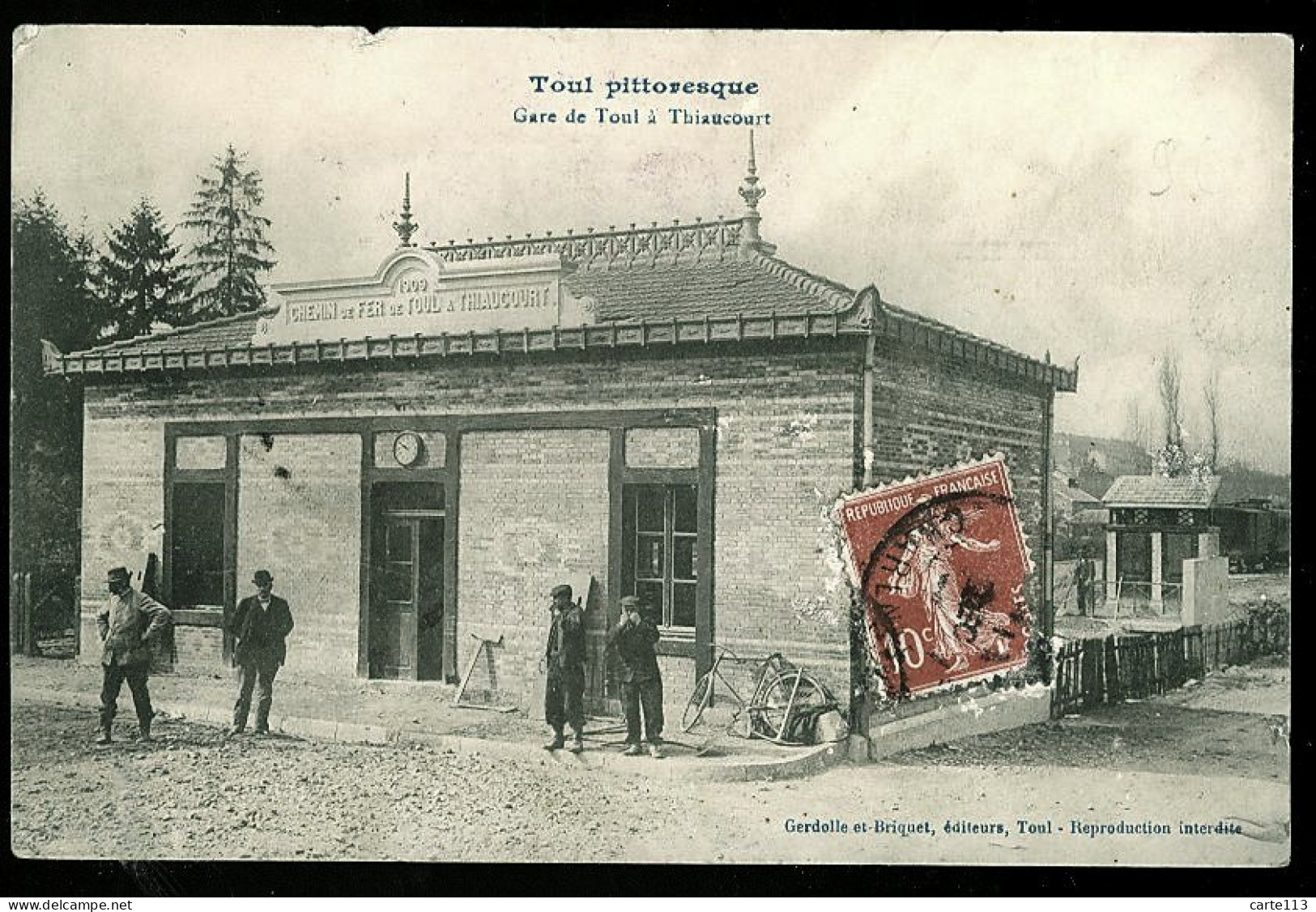 54 - B2433CPA - TOUL THIAUCOURT - Gare De TOUL à THIAUCOURT - Assez Bon état - MEURTHE-ET-MOSELLE - Toul