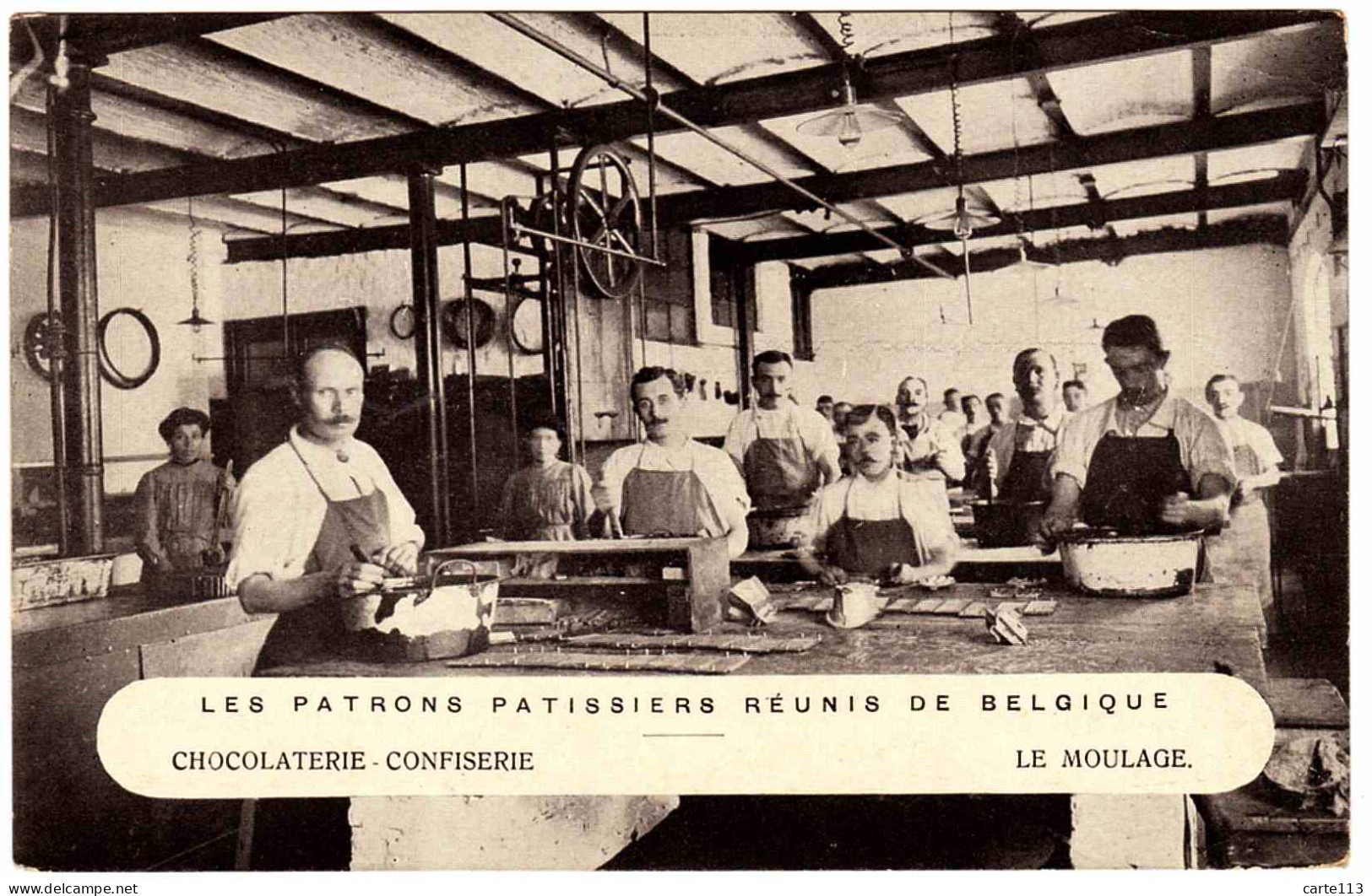 - B33640CPA - BRUXELLES - Belgique - Les Patrons Patissiers Réunis De Belgique -MOULAGE - Bon état - EUROPE - Artigianato