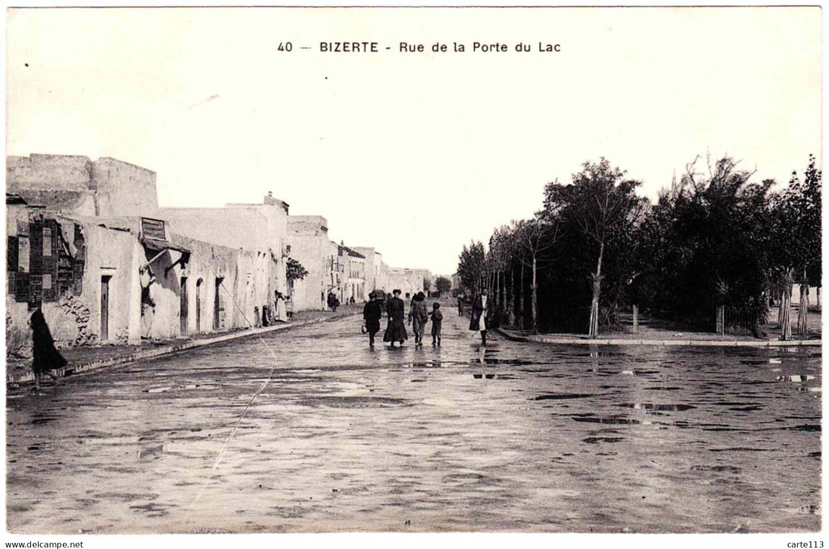 - B33637CPA - BIZERTE - TUNISIE - Rue De La Porte Du Lac - Parfait état - AFRIQUE - Túnez