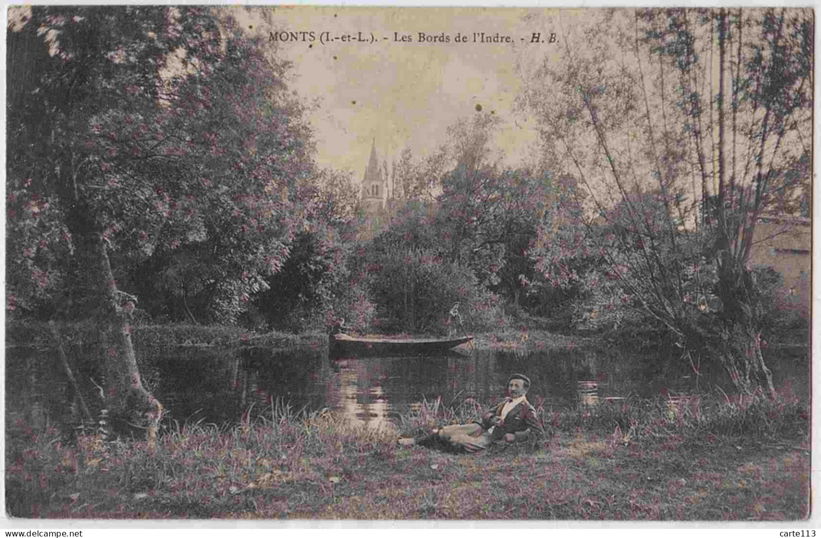 37 - B33558CPA - MONTS - Les Bords De L'Indre - Très Bon état - INDRE-ET-LOIRE - Autres & Non Classés