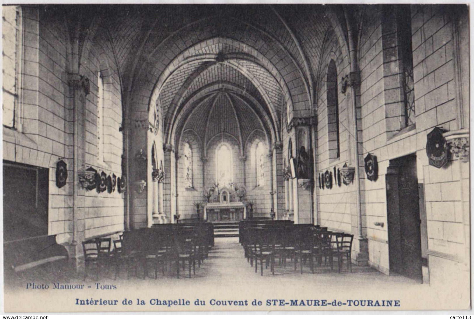 37 - B33537CPA - SAINTE MAURE DE TOURAINE - Interieur De La Chapelle - Parfait état - INDRE-ET-LOIRE - Autres & Non Classés