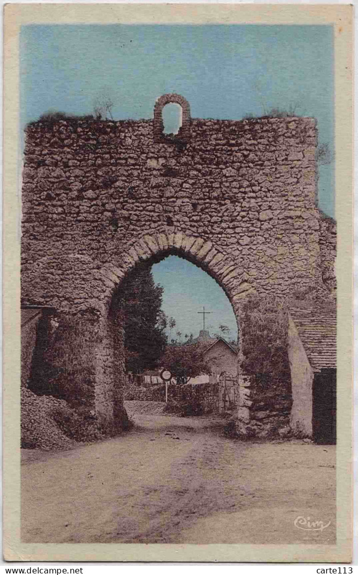 37 - B33521CPA - RILLE - Le Portail, Porte Historique - Très Bon état - INDRE-ET-LOIRE - Autres & Non Classés