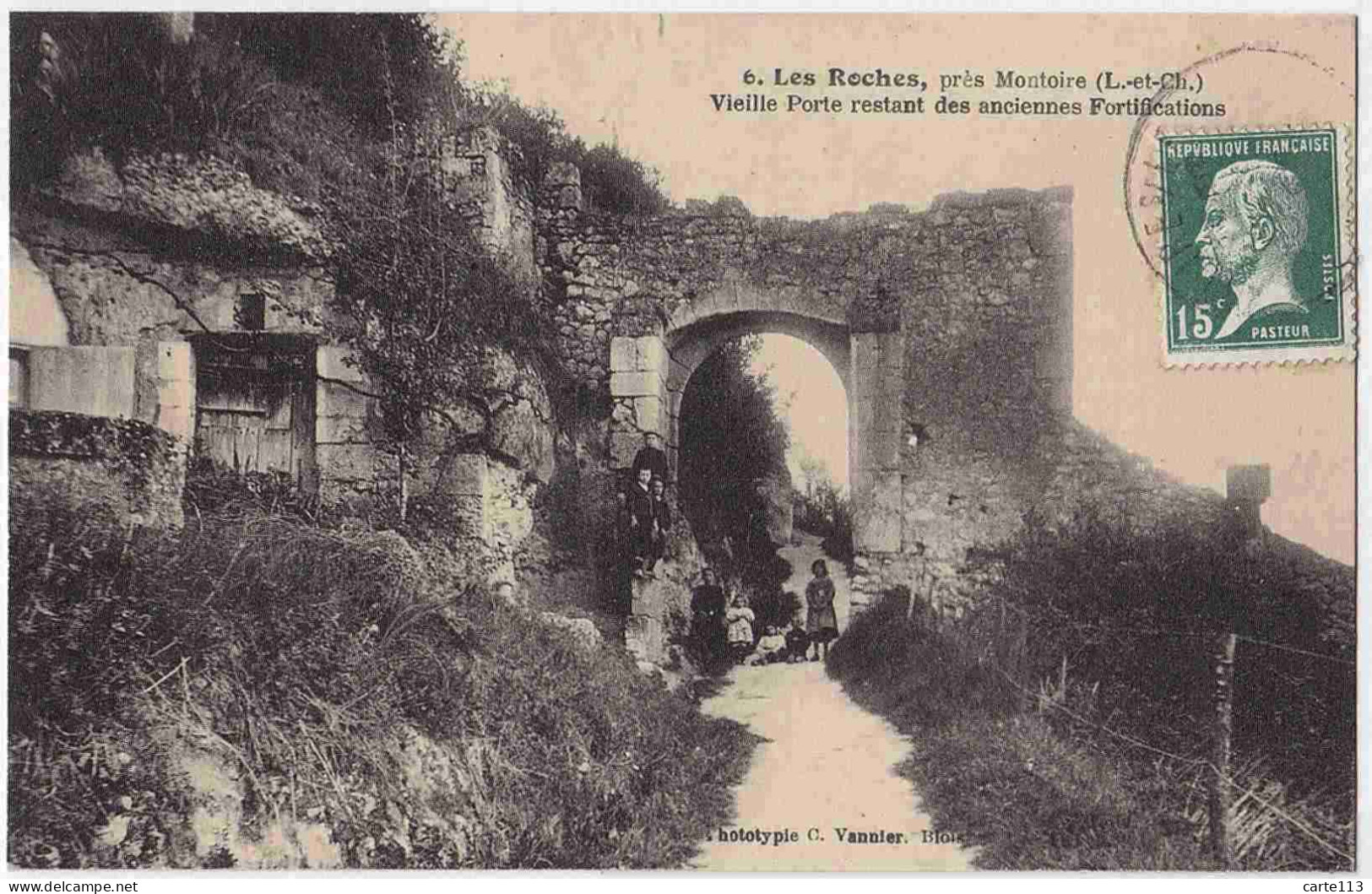 41 - B33338CPA - LES ROCHES PRES MONTOIRE - Vieille Porte - Très Bon état - LOIR-ET-CHER - Autres & Non Classés