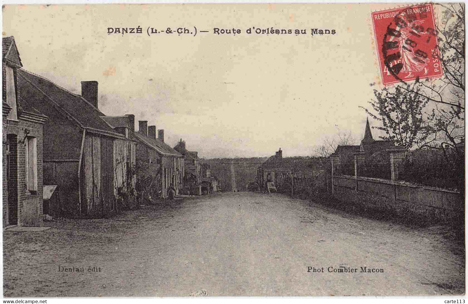 41 - B33320CPA - DANZE - Route D' Orleans Au Mans - Parfait état - LOIR-ET-CHER - Autres & Non Classés