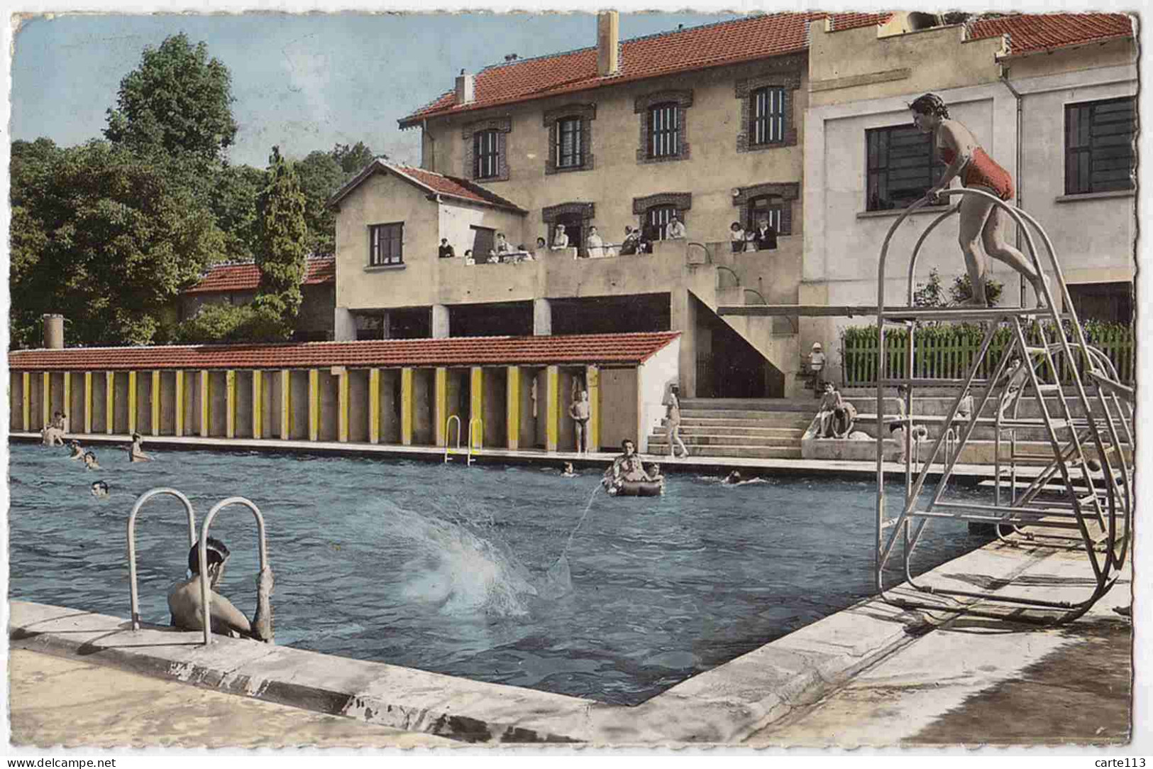 42 - B33282CPSM - MONTBRISON - La Piscine - Très Bon état - LOIRE - Montbrison