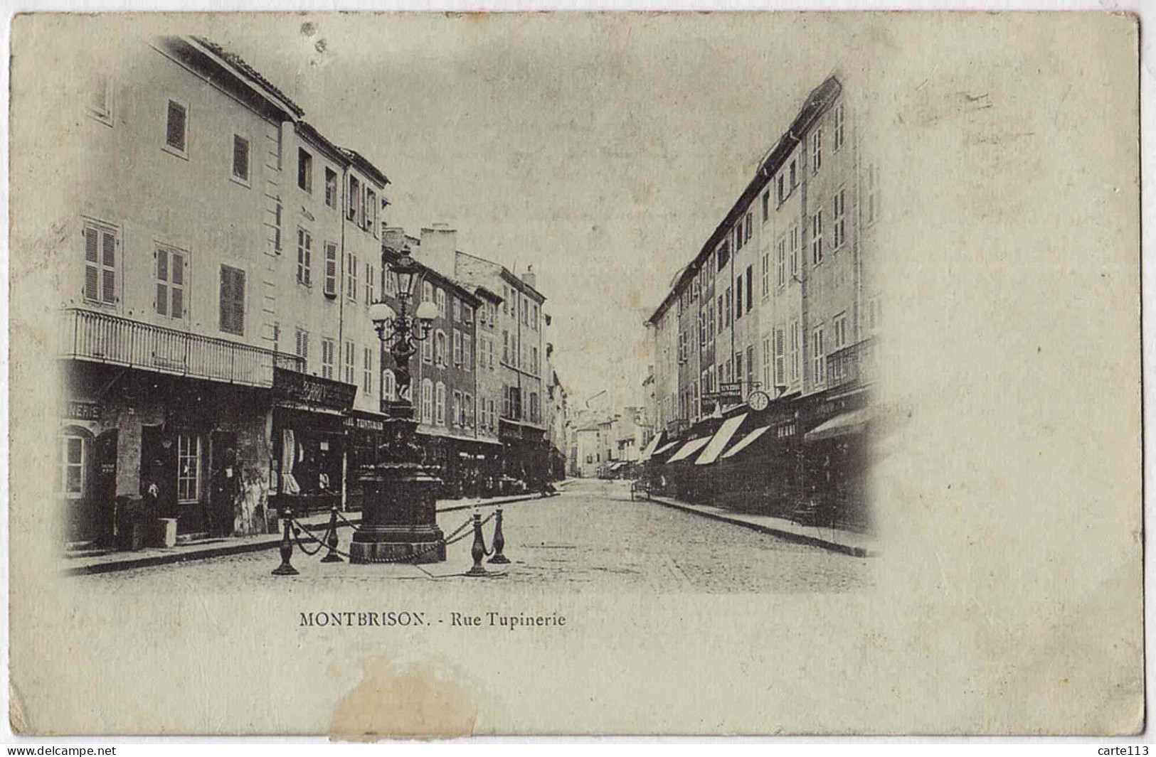 42 - B33277CPA - MONTBRISON - Rue Tupinerie - Carte Pionniere - Bon état - LOIRE - Montbrison