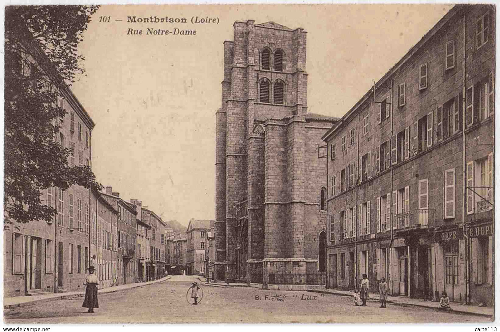 42 - B33279CPA - MONTBRISON - Rue Notre Dame - Très Bon état - LOIRE - Montbrison