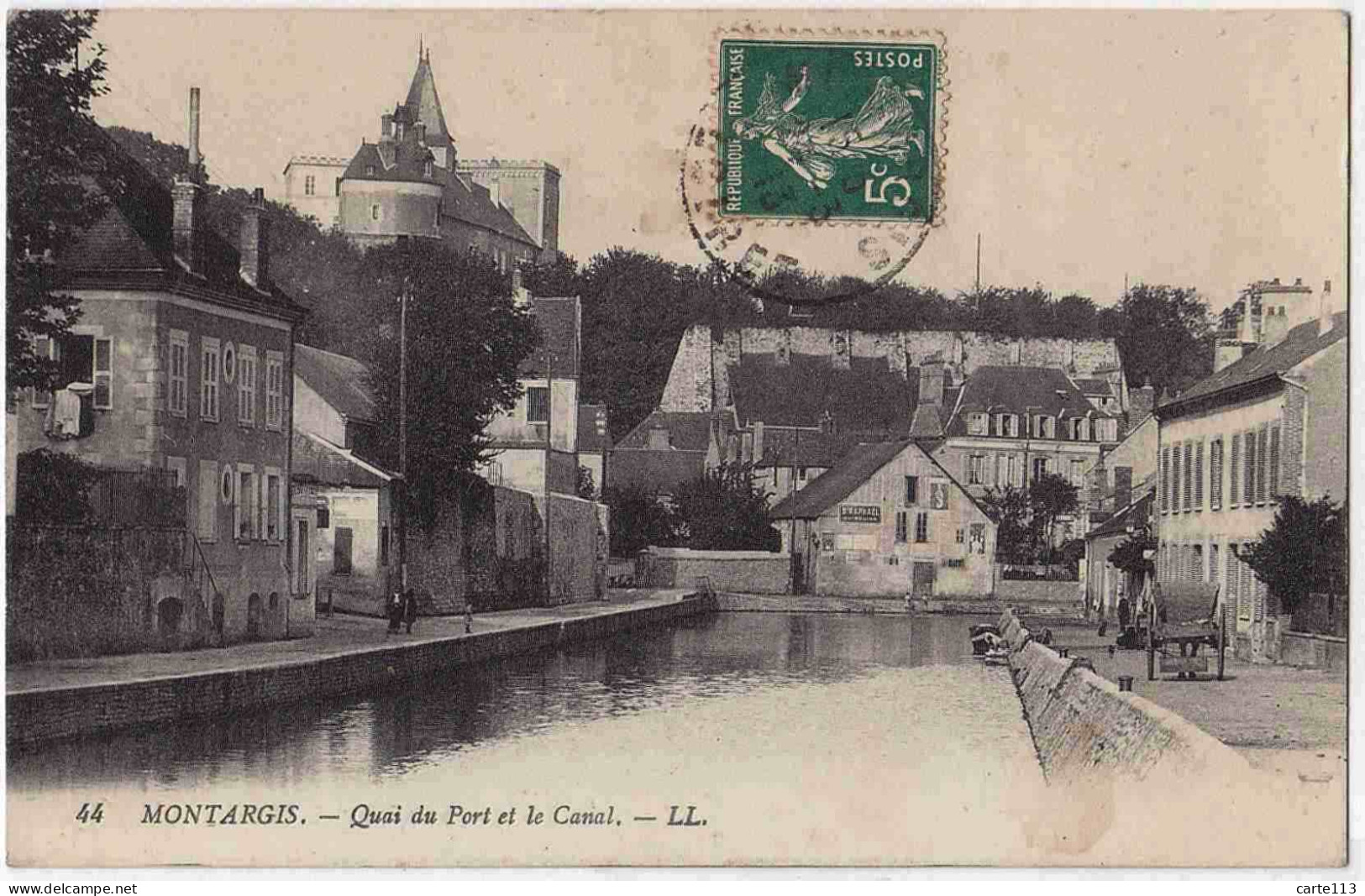 45 - B33222CPA - MONTARGIS - Quai Du Port Et Le Canal - Très Bon état - LOIRET - Montargis