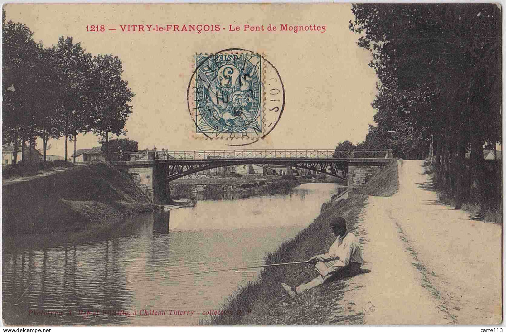 51 - B33121CPA - VITRY LE FRANCOIS - Le Pont De MOGNOTTES - Bon état - MARNE - Vitry-le-François