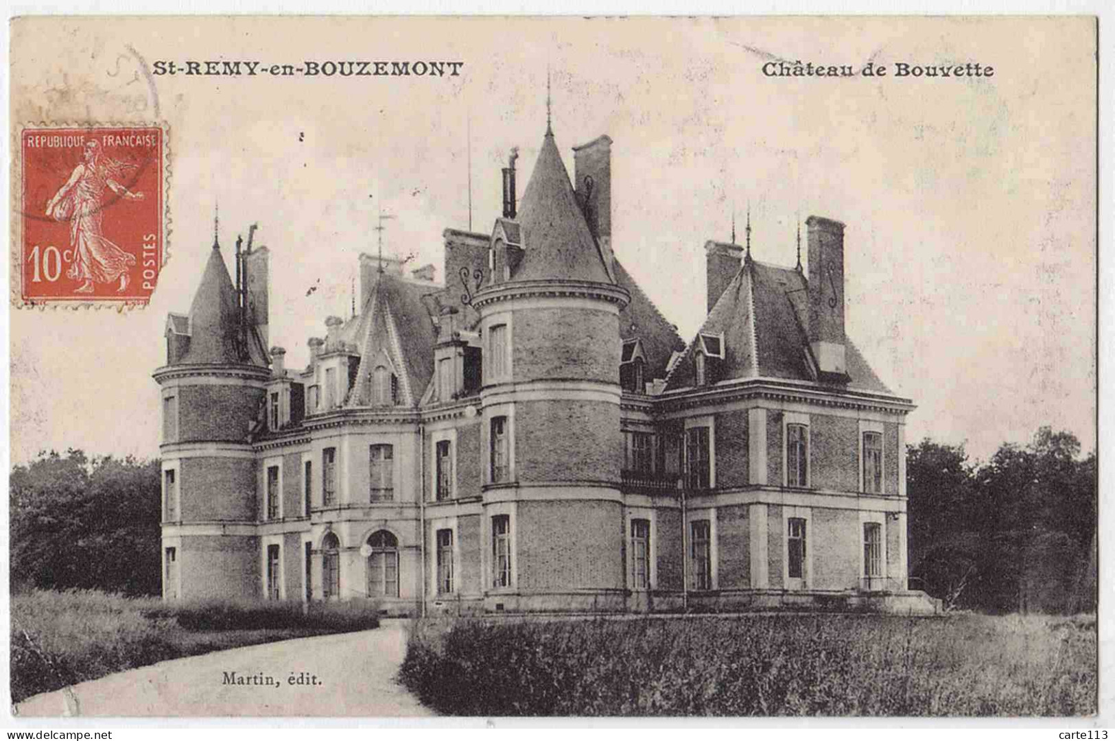 51 - B33093CPA - SAINT REMY EN BOUZEMONT - Chateau De Bouvette - Bon état - MARNE - Saint Remy En Bouzemont