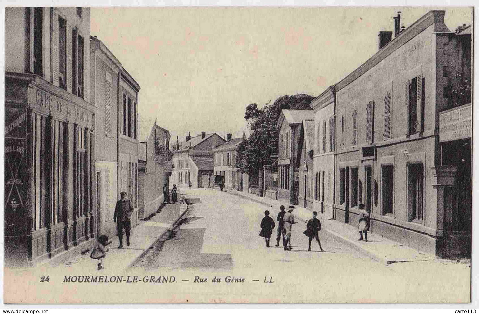51 - B33058CPA - MOURMELON LE GRAND - Rue Du Genie - Parfait état - MARNE - Mourmelon Le Grand