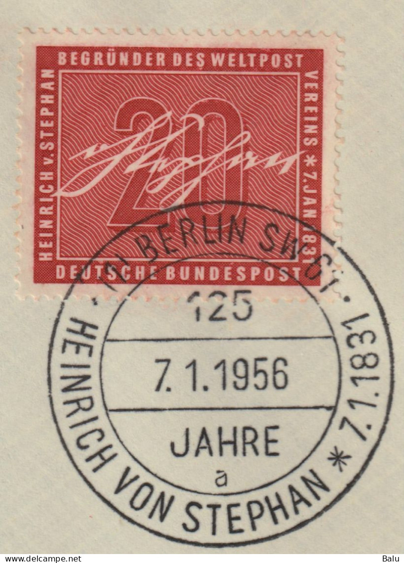 Bund 1956 Michel Nr. 227 (BE) FDC + Nr. 226, Michel 350,-€, Berliner SST, Siehe 3 Scans - 1948-1960