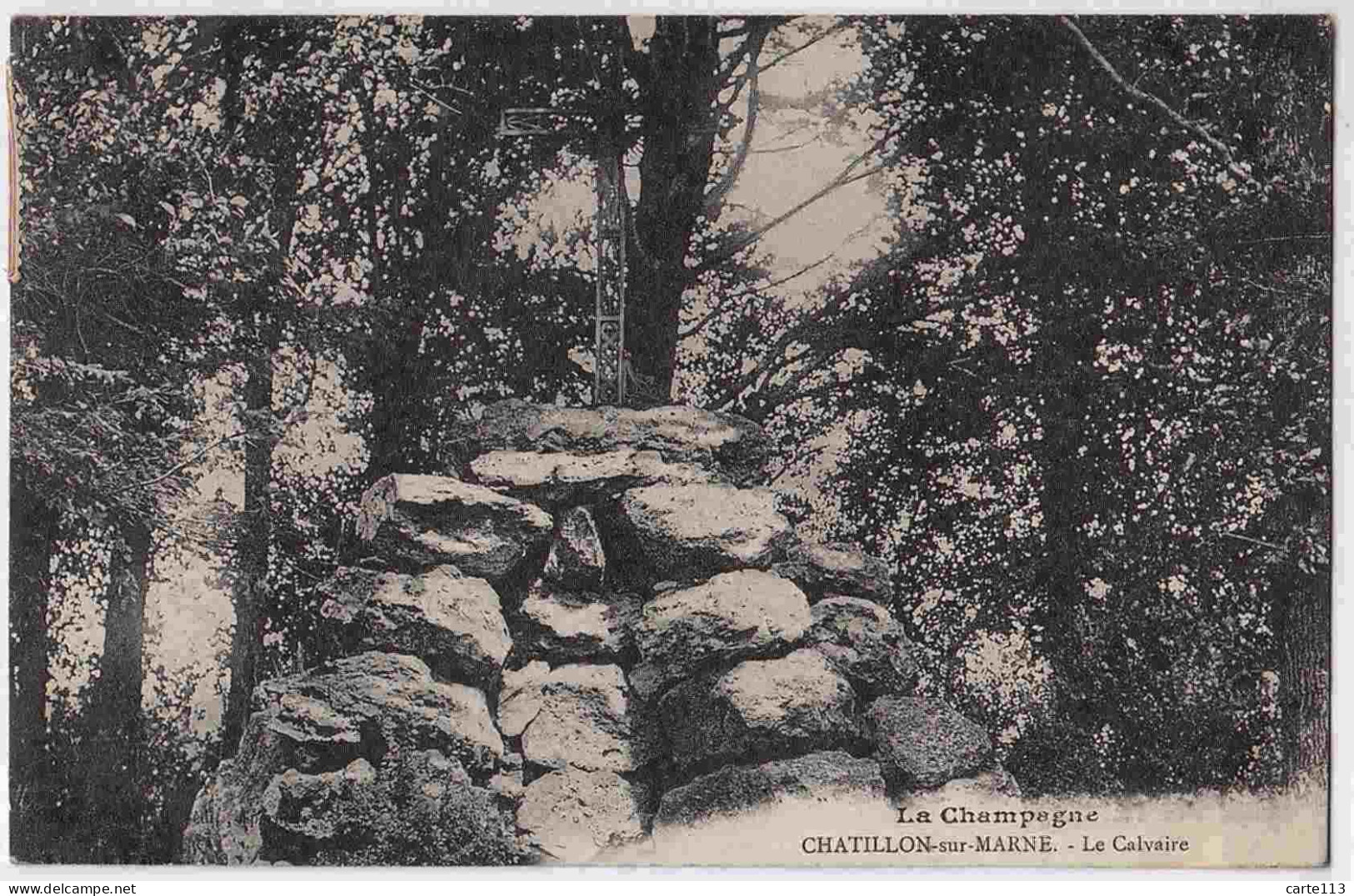 51 - B33003CPA - CHATILLON SUR MARNE - Le Calvaire - Très Bon état - MARNE - Châtillon-sur-Marne