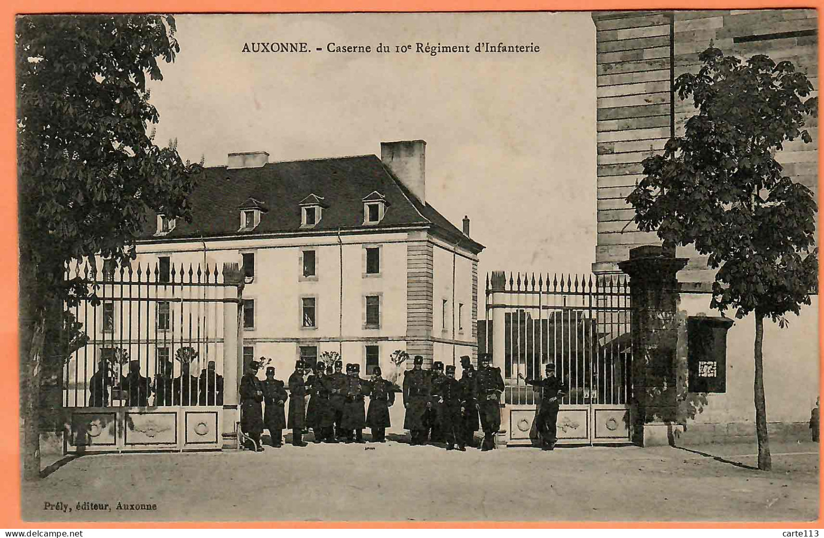 21 - B34480CPA - AUXONNE - Caserne Du 10e Régiment D'Infanterie - Très Bon état - COTE-D'OR - Auxonne