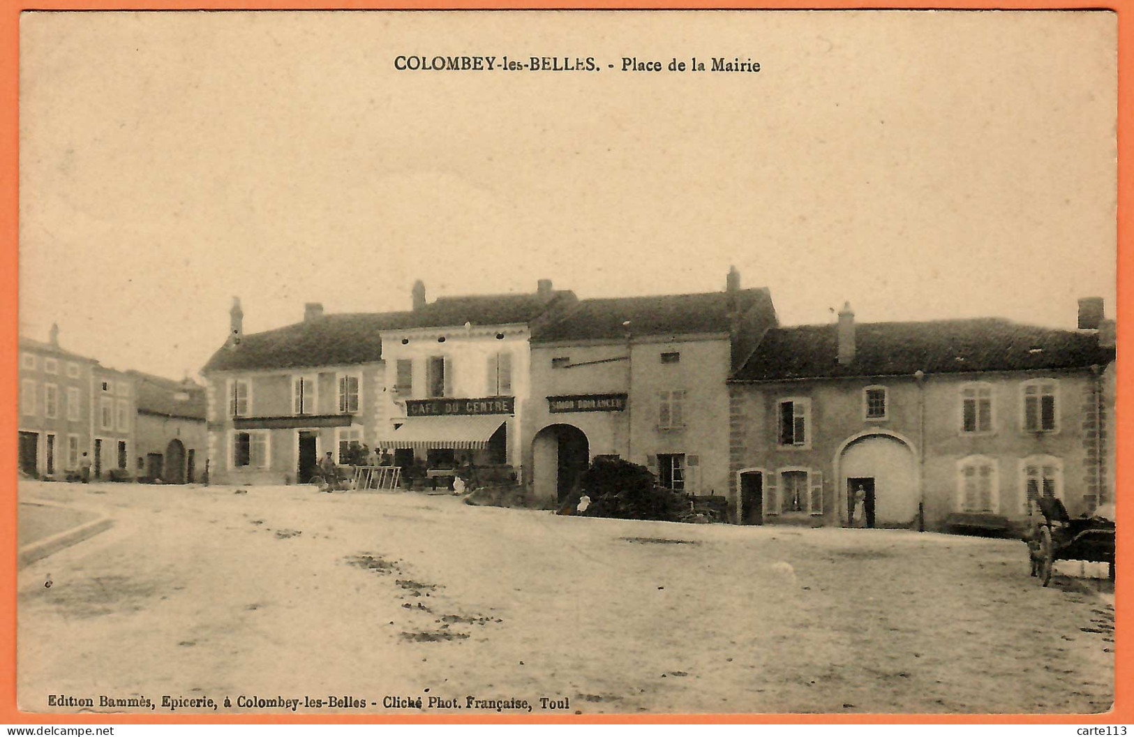 54 - B34178CPA - COLOMBEY LES BELLES - Place De La Mairie - Très Bon état - MEURTHE-ET-MOSELLE - Colombey Les Belles