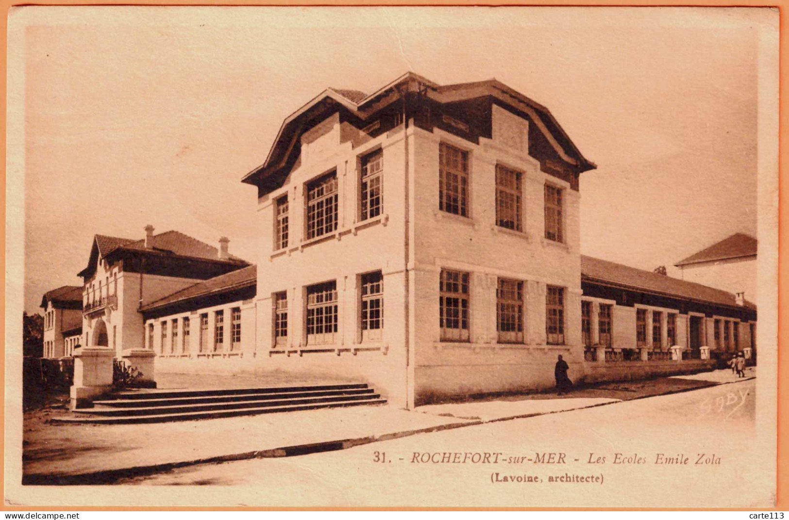 17 - B34154CPA - ROCHEFORT SUR MER - Les Ecoles Emile Zola. Lavoine Architecte - Très Bon état - CHARENTE-MARITIME - Rochefort