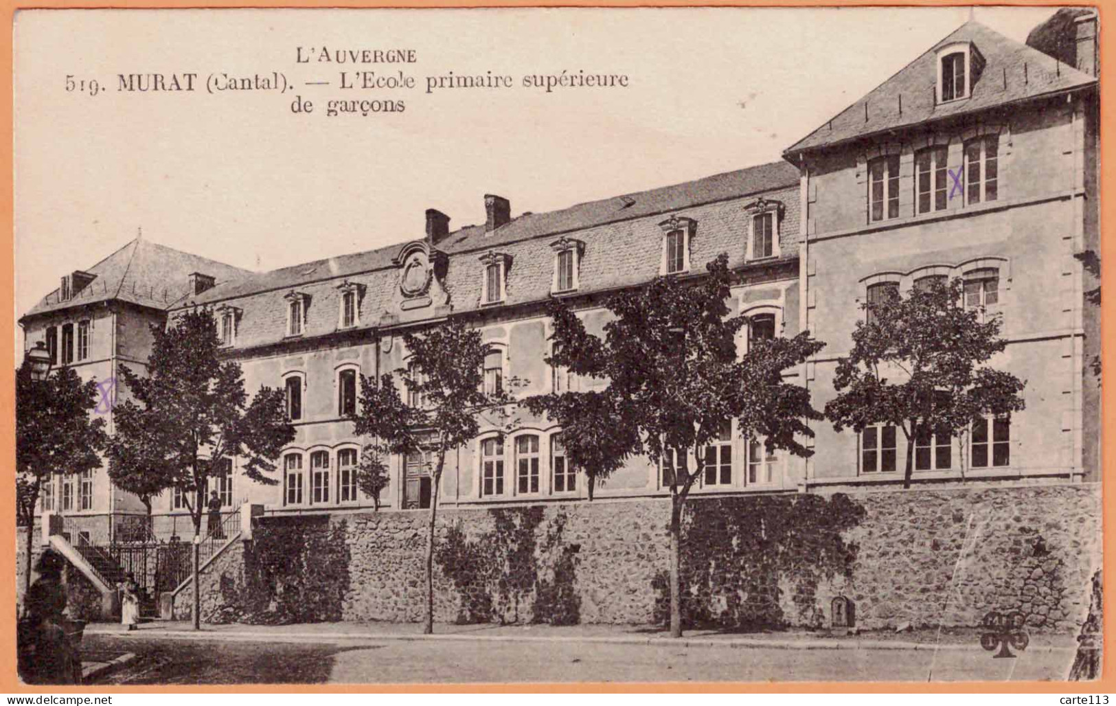 15 - B33929CPA - MURAT - Ecole Primaire Supérieure De Garçons - Très Bon état - CANTAL - Murat