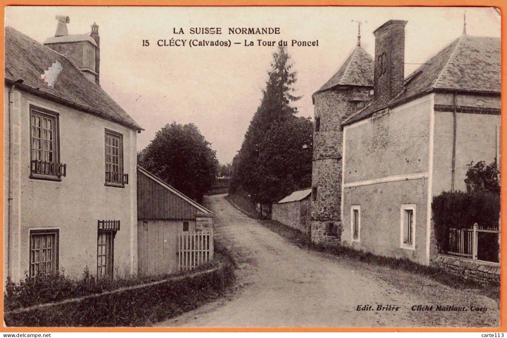 14 - B33894CPA - CLECY - La Tour Du Poncel - Très Bon état - CALVADOS - Clécy