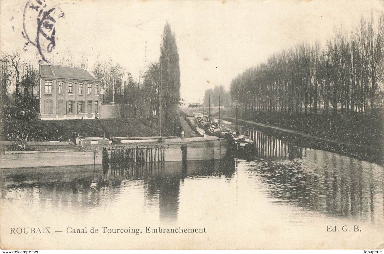 D7744 Roubaix Canal De Tourcoing Embranchement - Roubaix