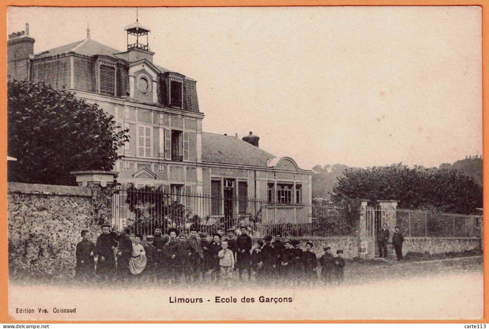 91 - B33876CPA - LIMOURS - Ecole Des Garçons - Très Bon état - ESSONNE - Limours