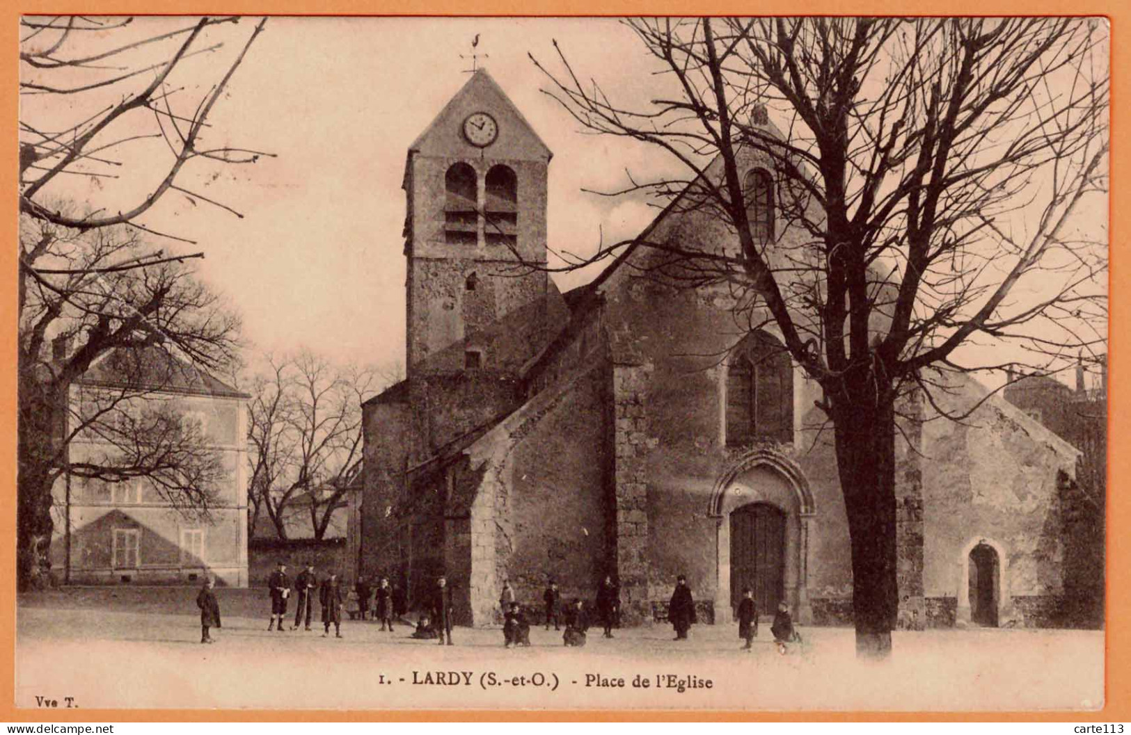 91 - B33872CPA - LARDY - Place De L'église - Très Bon état - ESSONNE - Lardy