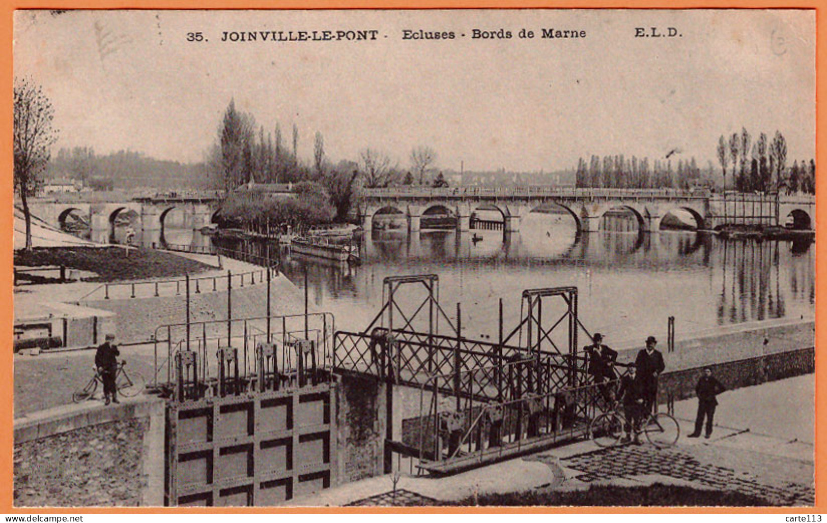 94 - B33854CPA - JOINVILLE LE PONT - Ecluses - Bords De La Marne - Bon état - VAL-DE-MARNE - Joinville Le Pont